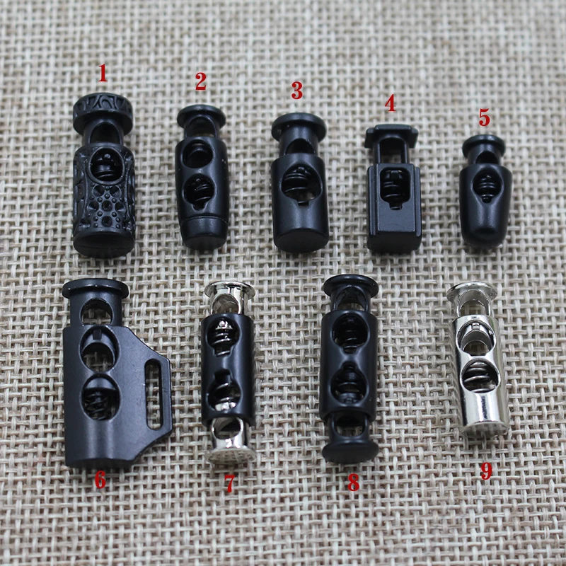 Wholesale high quality metal adjustment spring cylinder cord end stopper for clothing, Customized
Wholesale high quality metal adjustment spring cylinder cord end stopper for clothing, Customized