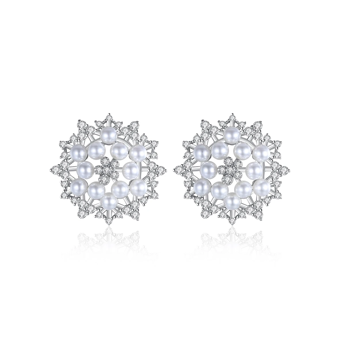 LUOTEEMI Wholesale Flower Shape Stud Fashion Earrings Cubic Zirconia Pearl Bridal Ear Stud Jewellery for Women
LUOTEEMI Wholesale Flower Shape Stud Fashion Earrings Cubic Zirconia Pearl Bridal Ear Stud Jewellery for Women