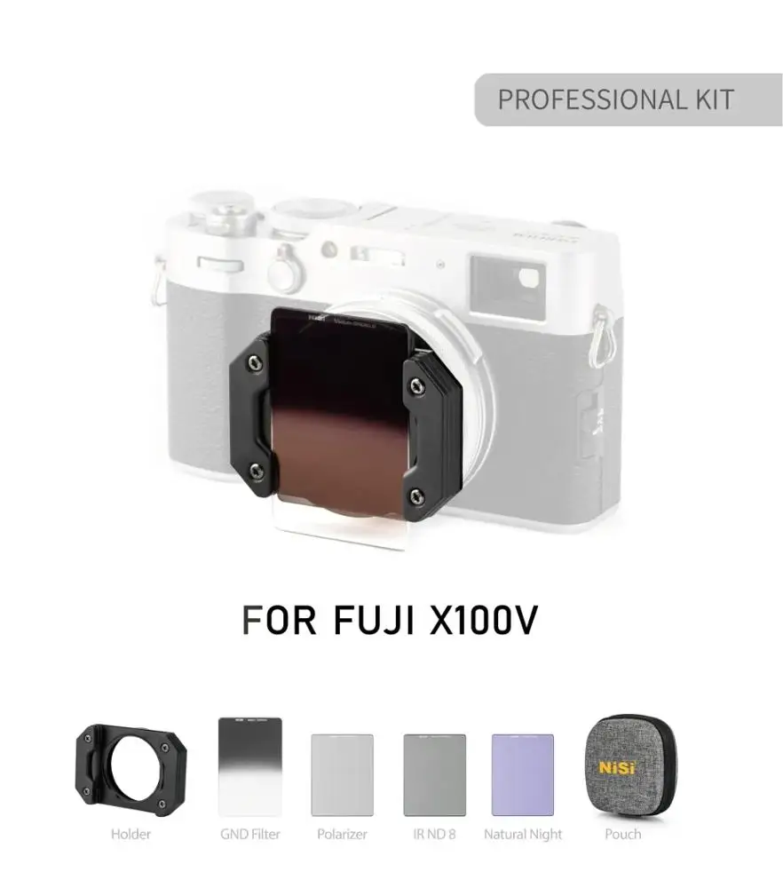 2020 Nisi Starter kit filter holder kit / Professional Kit / UHD UV Nisi Lens filter holder kit for Fujifilm X100V camera
2020 Nisi Starter kit filter holder kit / Professional Kit / UHD UV Nisi Lens filter holder kit for Fujifilm X100V camera