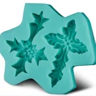 New product silicone molds 3d custom cross shape cake baking decorating tools