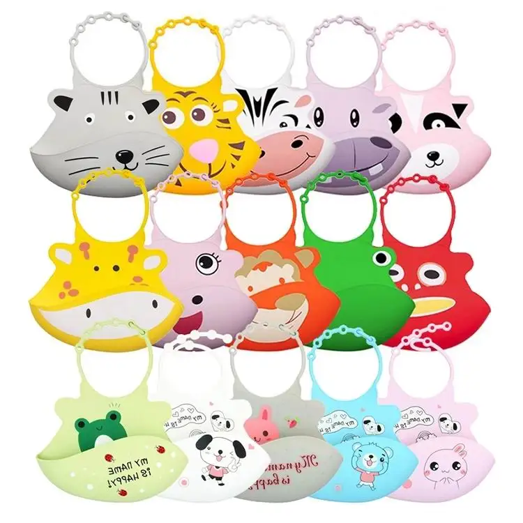

Hot Sale 2020 amazon top seller waterproof silicone bib for baby