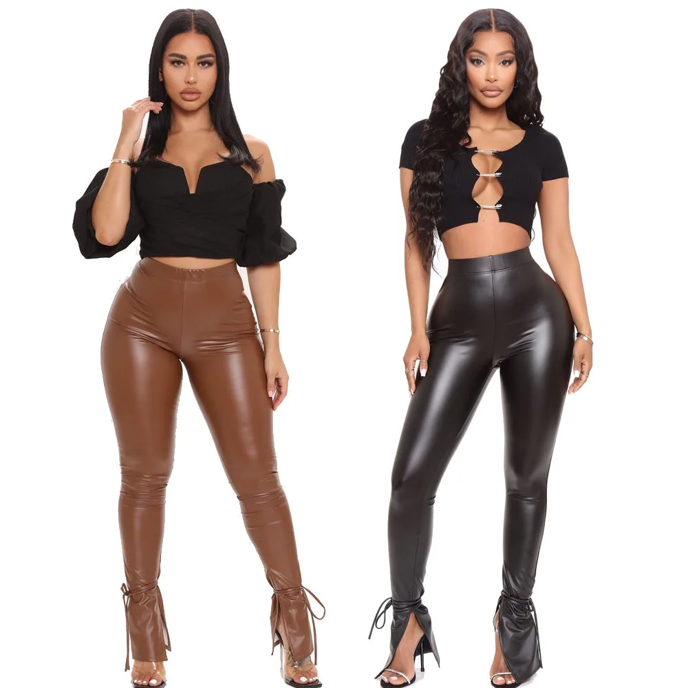 2021 Women Leather Sexy Pants Skinny Bodycon Trousers Joggers Sweat PU Stacked Pants Women Winter Fall Plus Size Clothing, Picture shown
2021 Women Leather Sexy Pants Skinny Bodycon Trousers Joggers Sweat PU Stacked Pants Women Winter Fall Plus Size Clothing, Picture shown