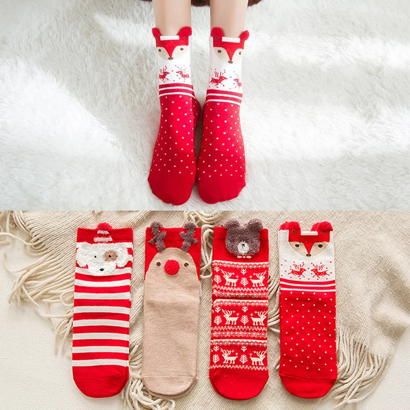 2020 Christmas Funny Cute Animal Socks for Women Bulk Wholesale Custom Cotton Socks Women Calcetines, Red puppy, red elk, red fox, red bear, red scarf bear, red hat bear
2020 Christmas Funny Cute Animal Socks for Women Bulk Wholesale Custom Cotton Socks Women Calcetines, Red puppy, red elk, red fox, red bear, red scarf bear, red hat bear