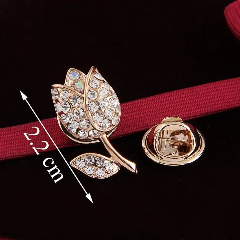 Adorable Pretty Small Rose Rhinestone Gold-color Brooches for Women Brooch Pins Jewelry
Adorable Pretty Small Rose Rhinestone Gold-color Brooches for Women Brooch Pins Jewelry