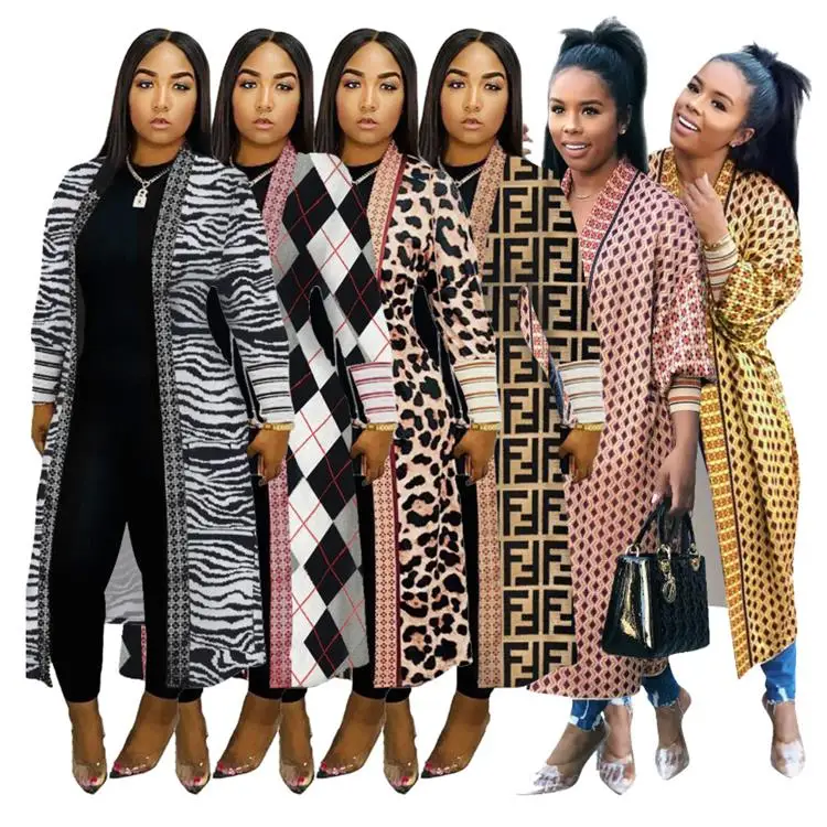 New Arrival Casual Vintage Women Outwear Threaded Sleeve Geometric Printed Cardigan Trench Coat Wholesale From China, Picture
New Arrival Casual Vintage Women Outwear Threaded Sleeve Geometric Printed Cardigan Trench Coat Wholesale From China, Picture