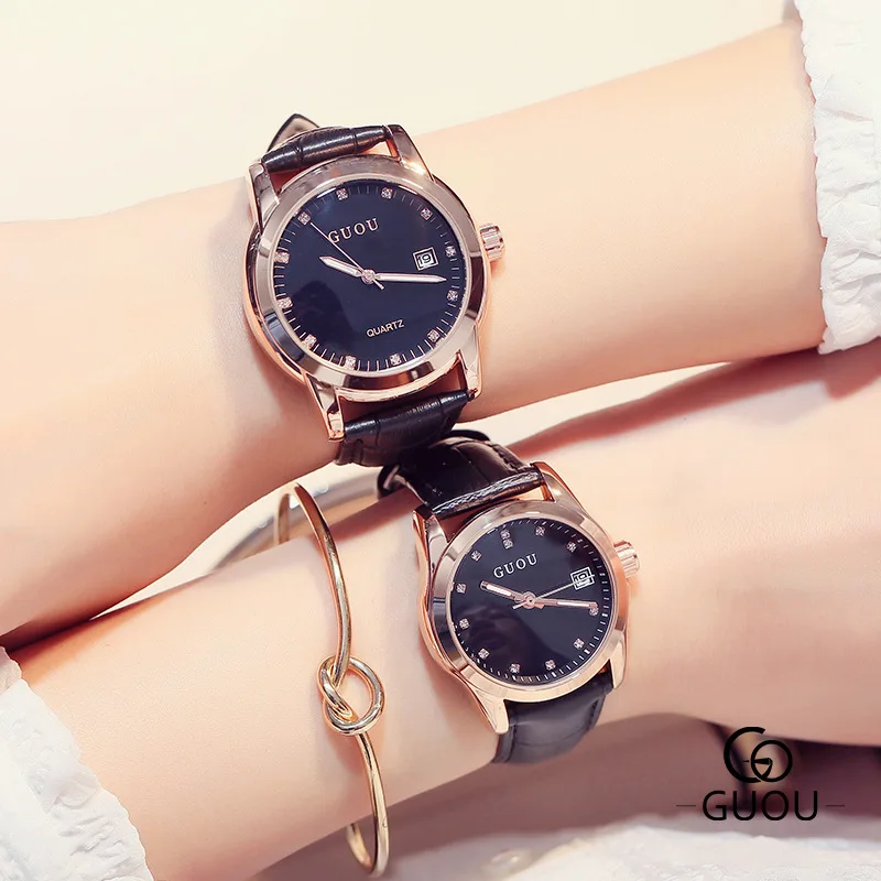 2021GUOU Fashion lover Leather Belt Watch Simple Casual Date Ladies Quartz Watch, 4 colors
2021GUOU Fashion lover Leather Belt Watch Simple Casual Date Ladies Quartz Watch, 4 colors