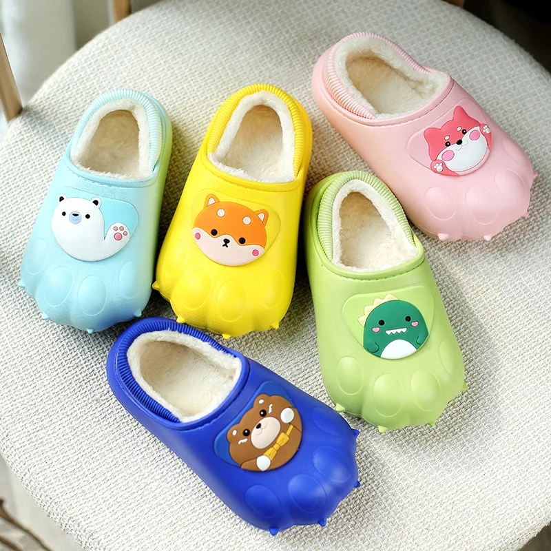 Fur Slides US Cute EVA Slippers Print Combine Design Fluffy Fur Kids Cotton Warm Slippers, Customized color
Fur Slides US Cute EVA Slippers Print Combine Design Fluffy Fur Kids Cotton Warm Slippers, Customized color