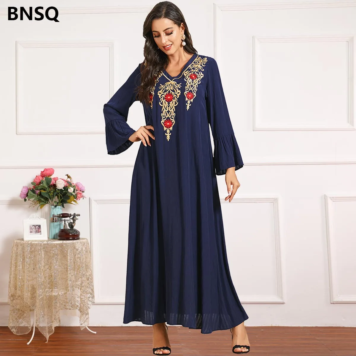 Women islamic clothing dress Abaya modern wholesale modest short sleeves maxi dresses, Customers' requirements
Women islamic clothing dress Abaya modern wholesale modest short sleeves maxi dresses, Customers' requirements