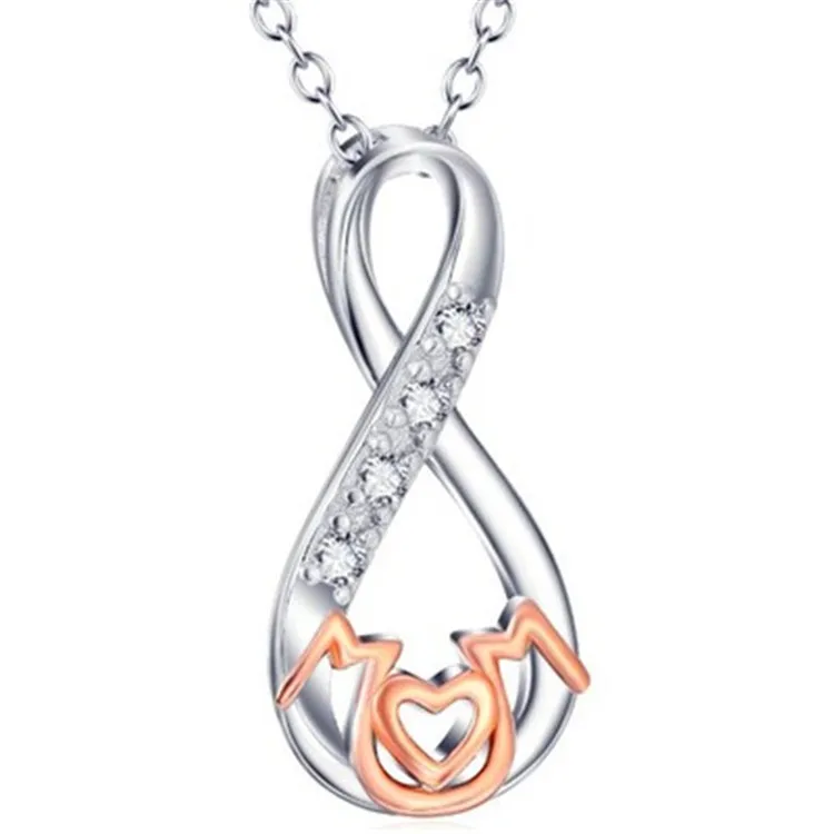 Women'S New Love Mom Love Mom Color Separation Pendant, Mother'S Day Gift Necklace, Silver, gold
Women'S New Love Mom Love Mom Color Separation Pendant, Mother'S Day Gift Necklace, Silver, gold