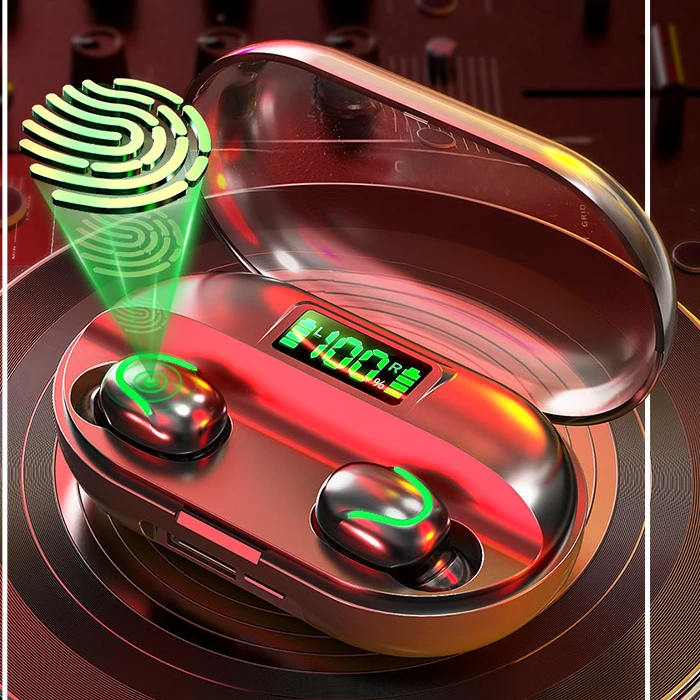 TWS fingerprint touch headset HiFi stereo in-ear earbuds wireless headphones earphone with power bank
TWS fingerprint touch headset HiFi stereo in-ear earbuds wireless headphones earphone with power bank