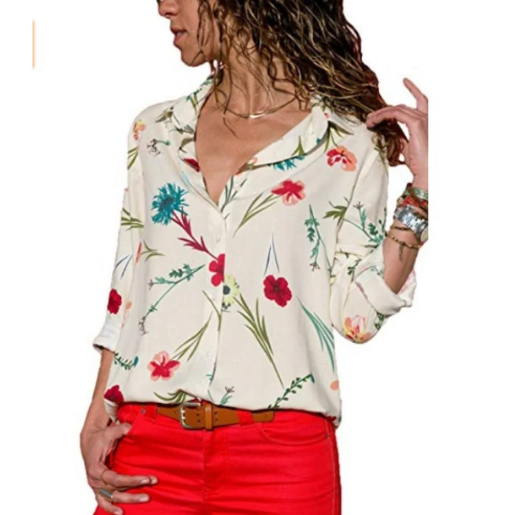 Womens Shirts Casual Long Sleeve Color Block Stripe Button Turn-down Shirts Tops Blouse Female Blusas Mujer De Moda, As show
Womens Shirts Casual Long Sleeve Color Block Stripe Button Turn-down Shirts Tops Blouse Female Blusas Mujer De Moda, As show