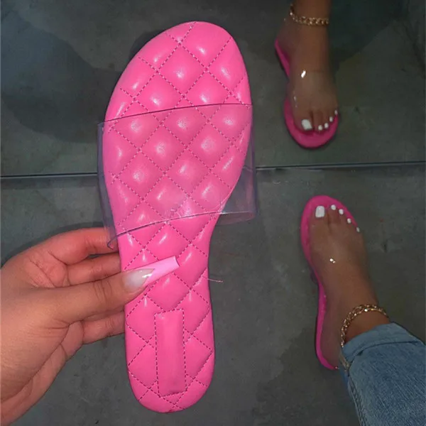 2021 Top Quality Women Summer Fashion Clear PVC Jelly Flat Beach Slip-on Slides Sandals
2021 Top Quality Women Summer Fashion Clear PVC Jelly Flat Beach Slip-on Slides Sandals