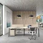 Reliable Manufacturer Aluminum Partition Office Cubicle Workstation 12mm Glass Aluminium Office Partition