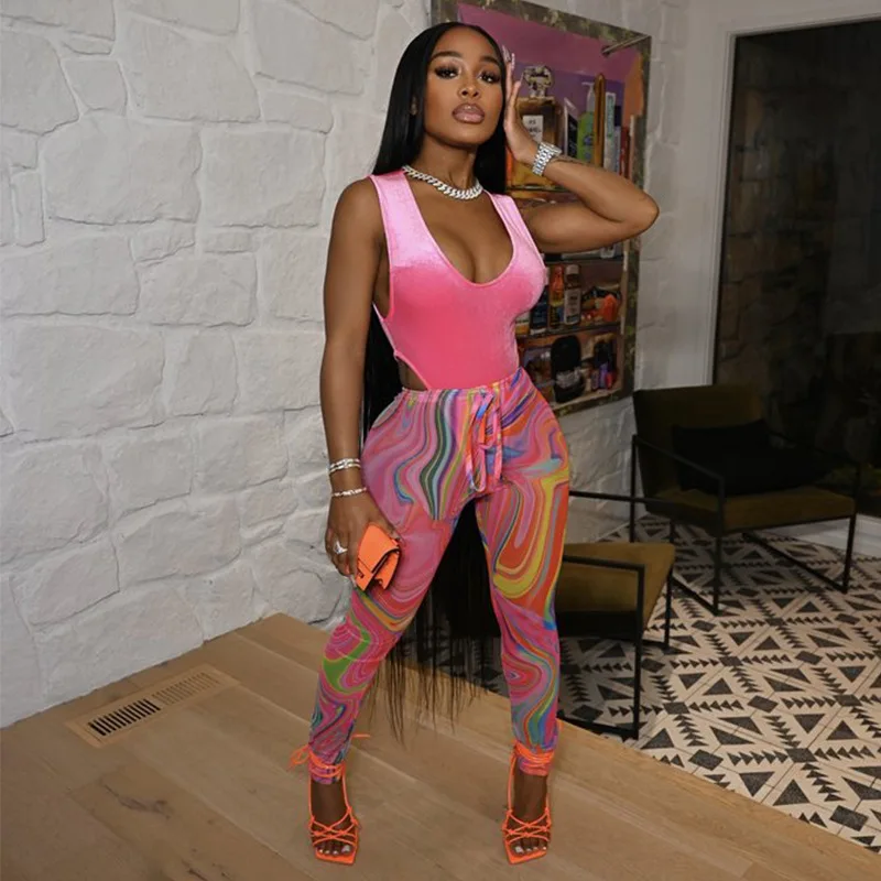 Comfortable Summer Women's Clothing Mesh Printing See Through Tight Sports Leggings
Comfortable Summer Women's Clothing Mesh Printing See Through Tight Sports Leggings