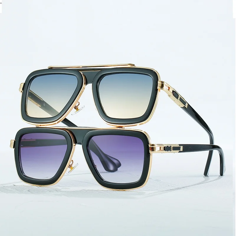 2022 New Arrival Metal UV400 Square Sunglasses Fashion Brand Luxury Shades Sun Glasses For Women And Men
2022 New Arrival Metal UV400 Square Sunglasses Fashion Brand Luxury Shades Sun Glasses For Women And Men