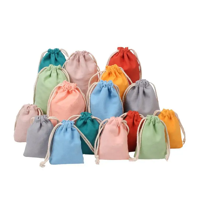 Wholesale Colorful Custom Jewelry 9*12 cm Rope Pouch Cotton Drawstring Bags For Gift
Wholesale Colorful Custom Jewelry 9*12 cm Rope Pouch Cotton Drawstring Bags For Gift