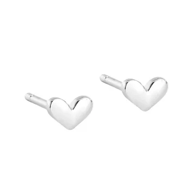 Korean Gold Plated Jewelry Earrings 925 Sterling Silver Lucky Love Heart Earrings, White gold
Korean Gold Plated Jewelry Earrings 925 Sterling Silver Lucky Love Heart Earrings, White gold