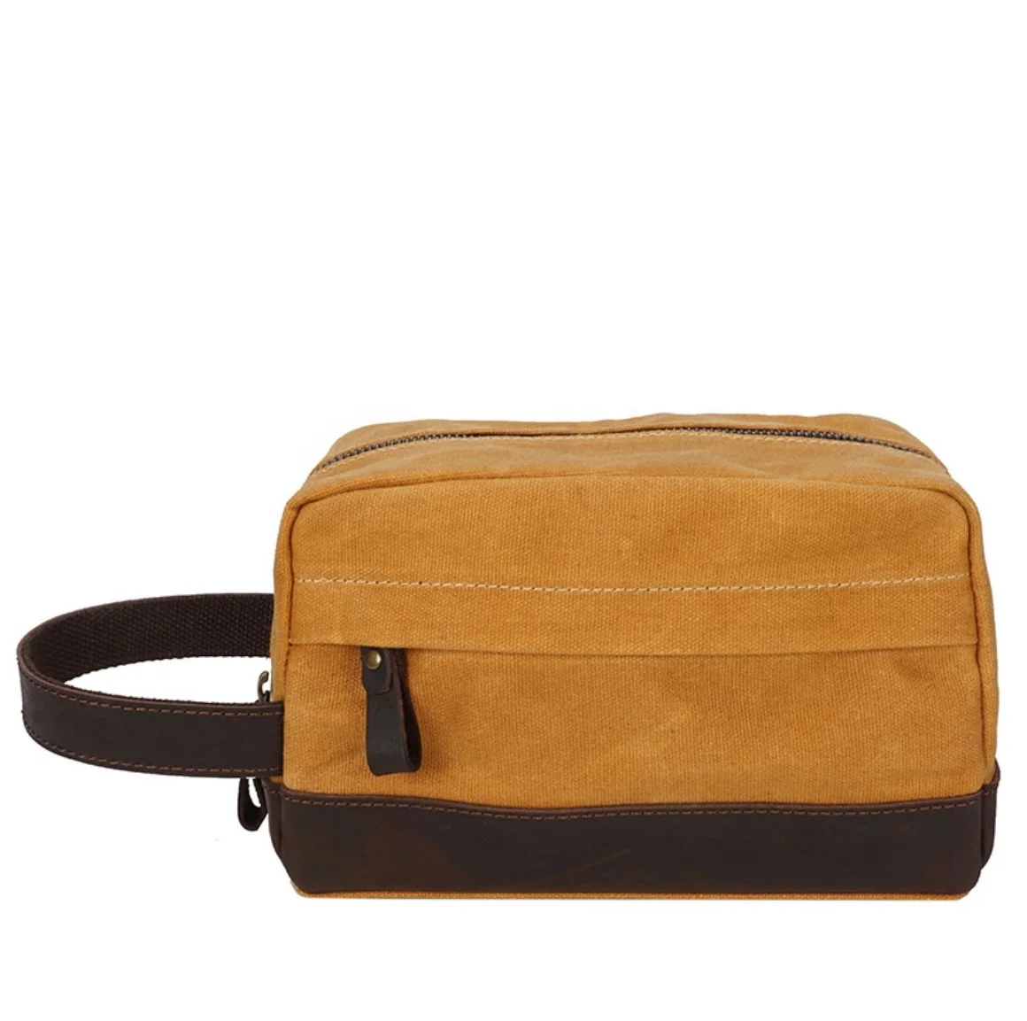 Canvas Leather Joint Travel Cosmetic Bag Shaving Kit Bag Makeup Storage Pouch For Men and Women Large Capacity Toiletry bag, Customized
Canvas Leather Joint Travel Cosmetic Bag Shaving Kit Bag Makeup Storage Pouch For Men and Women Large Capacity Toiletry bag, Customized