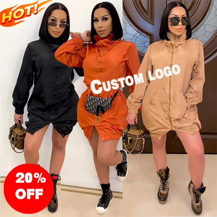 New Design Women Casual Hot sale solid color cardigan ladies long sleeve t shirt dress women Ladies zip up dresses dress
New Design Women Casual Hot sale solid color cardigan ladies long sleeve t shirt dress women Ladies zip up dresses dress