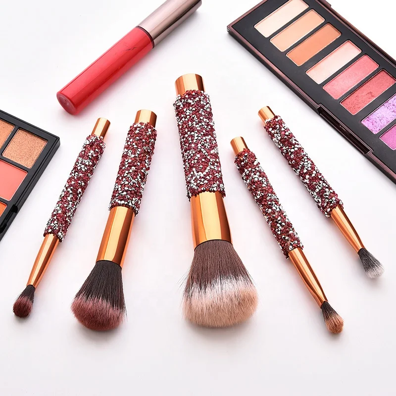 Bling Glitter Rose Gold Crystal Diamond Wholesale Professional Private Label Custom Logo Makeup Brush Set, Rose golden, red ,customized color
Bling Glitter Rose Gold Crystal Diamond Wholesale Professional Private Label Custom Logo Makeup Brush Set, Rose golden, red ,customized color