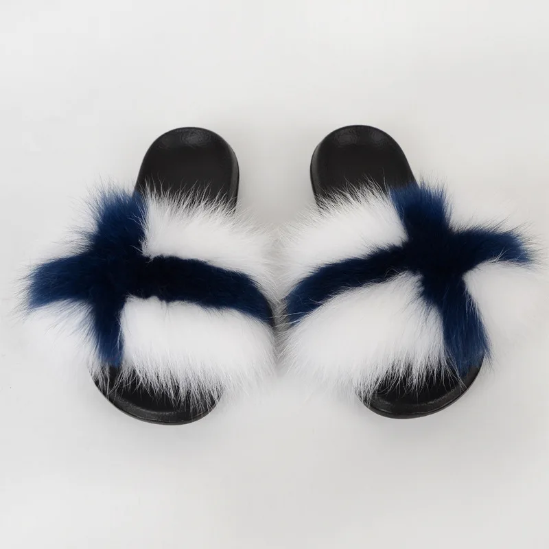 China Factory Handmade Custom Logo Quality PVC Slides Winter Warm Indoor Fox Fur Slippers, 70 colors
China Factory Handmade Custom Logo Quality PVC Slides Winter Warm Indoor Fox Fur Slippers, 70 colors
