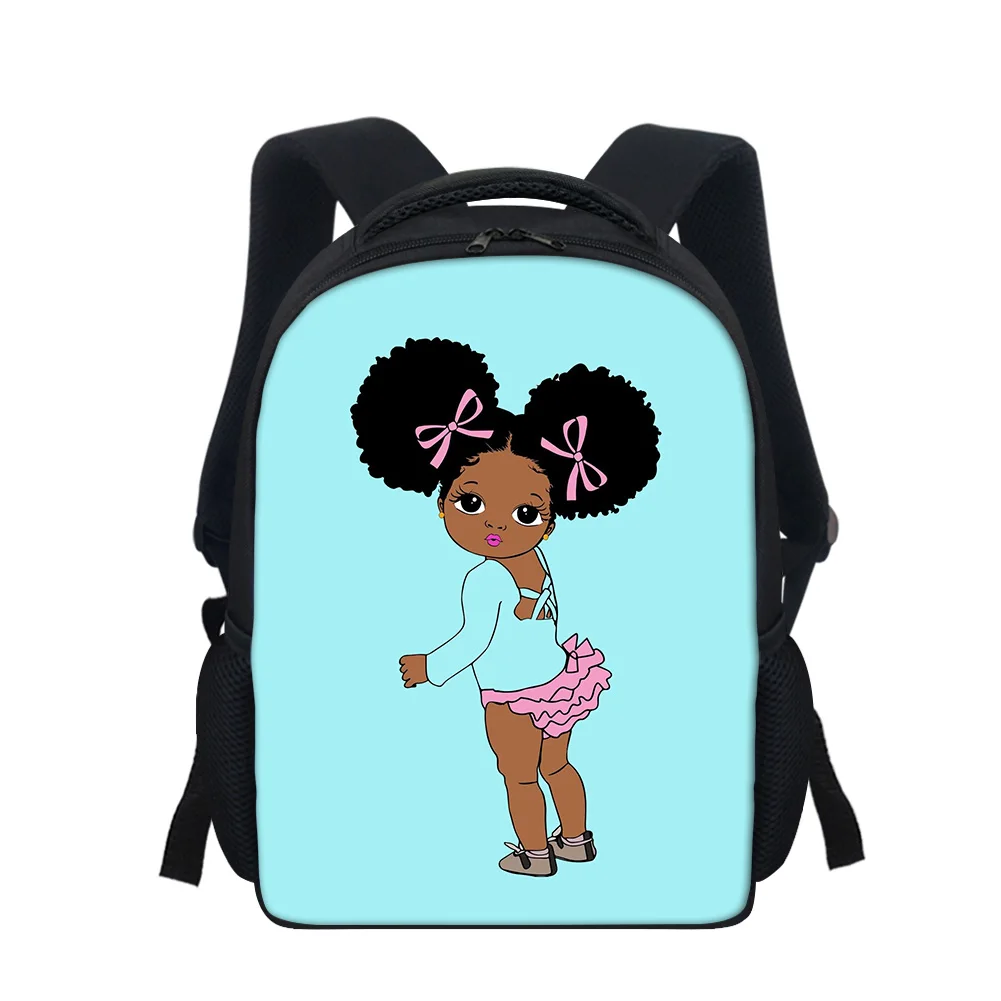 Custom Kids Small School Bag Cute Cartoon Black Ballerina Girl with Puff Afro Ponytails Mini Bookbag for Kindergarten Girls Gift, Customized color
Custom Kids Small School Bag Cute Cartoon Black Ballerina Girl with Puff Afro Ponytails Mini Bookbag for Kindergarten Girls Gift, Customized color