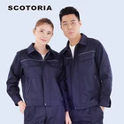 Special design suitable for all workers work wear blouses and pants for women men uniform in world