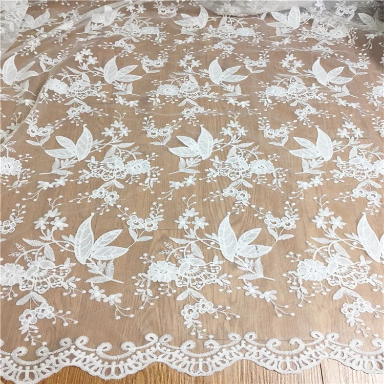 Cheap white wedding lace fabric embroidered bridal accessory, Accept customized color
Cheap white wedding lace fabric embroidered bridal accessory, Accept customized color