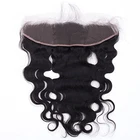 Hair Brazilian Body Wave Frontal 100% Unprocessed Human Virgin Hair Ear To Ear Natural Color13x4 Lace Frontal
