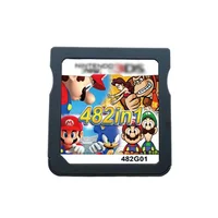 

482 in 1 Games Cartridge Multicart Cartridge mario brothers luigi donkey kong hoops For Nintendo DS NDS NDSL NDSi 2DS 3DS