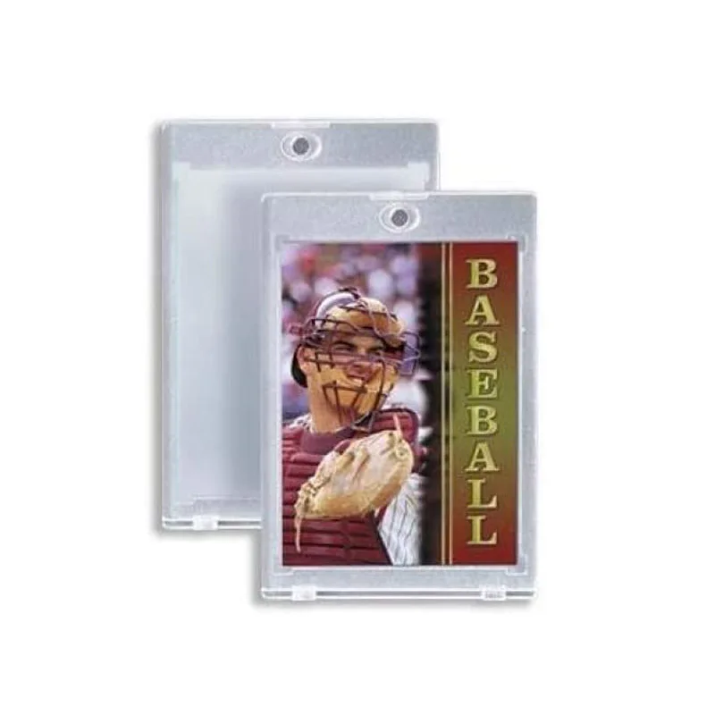 Magnetic One Touch Sports Card Case Holder 35PT for Baseball Football Cards, Game Cards,
Magnetic One Touch Sports Card Case Holder 35PT for Baseball Football Cards, Game Cards,