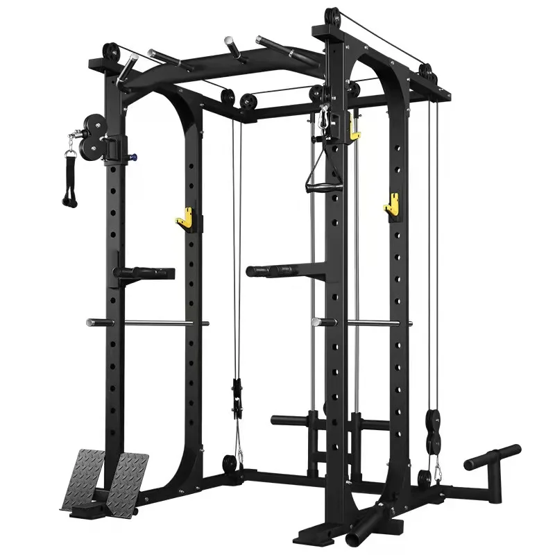 Factory manufacture various gym equipment multi function smith machine with weight stack
Factory manufacture various gym equipment multi function smith machine with weight stack