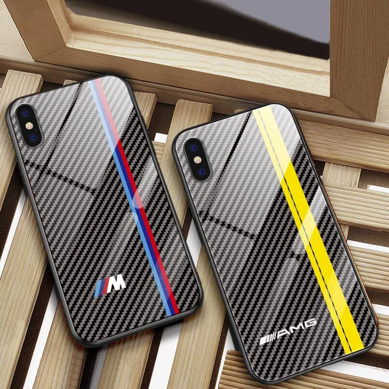 High Quality New For Iphone 12 Case Luxury Carbon Fiber Car Logo Glass Back Cover For Iphone 12 Pro Max Case, Muti color
High Quality New For Iphone 12 Case Luxury Carbon Fiber Car Logo Glass Back Cover For Iphone 12 Pro Max Case, Muti color