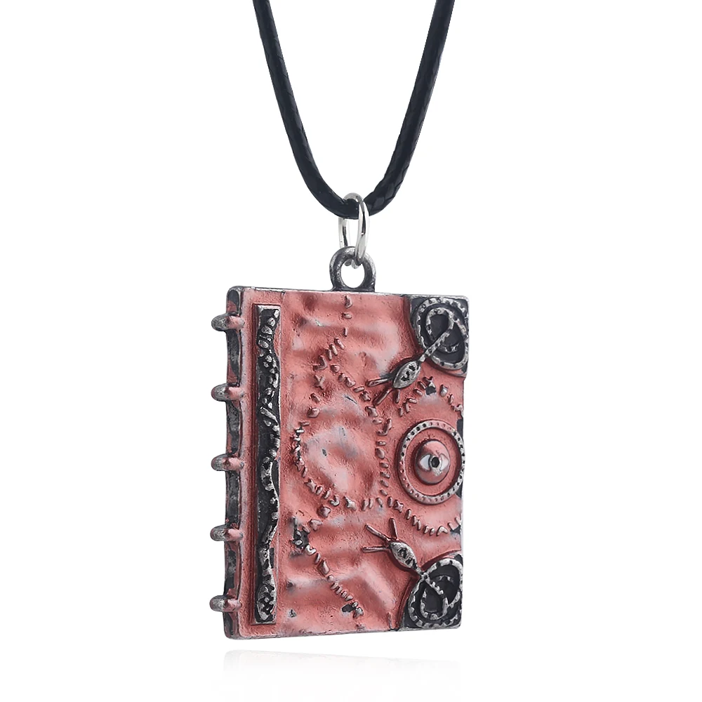 Classic movie series Hocus Pocus Halloween Decoration Witch Magic Book Pendent Necklace
Classic movie series Hocus Pocus Halloween Decoration Witch Magic Book Pendent Necklace