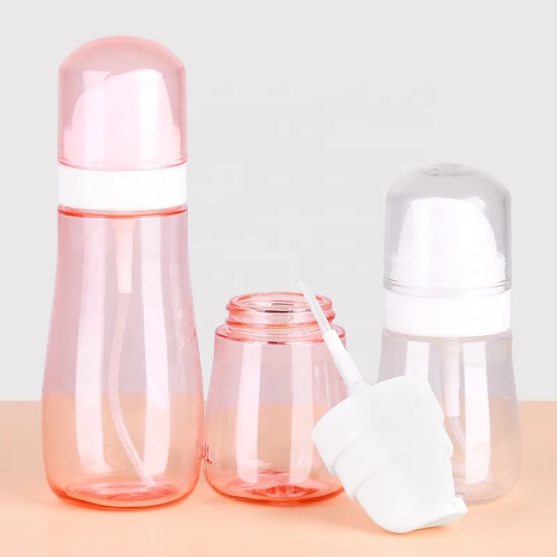New Creative Sanitizer 100 Ml Bottle Travel Size Clear Plastic Bottle Set, Clear, transparent red
New Creative Sanitizer 100 Ml Bottle Travel Size Clear Plastic Bottle Set, Clear, transparent red