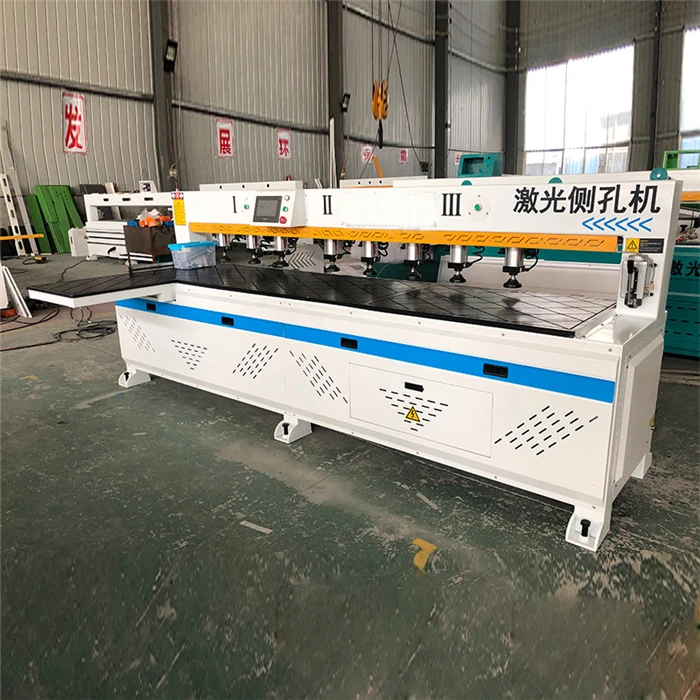 Furniture Woodworking Side Hole CNC Driller Horizontal Drilling Machine With Servo Motor