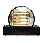 bakery store pastry refrigerator display cabine marble cake showcase
