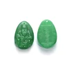 Dyed Jade Buddha Carved Stone Pendants for Necklace Jewelry Making