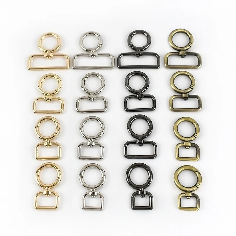 Meetee BF357 12-38mm Alloy Round Bag Strap Hook Clasp Handbag Accessories Square Tail Opening Spring Buckle, 4 colors
Meetee BF357 12-38mm Alloy Round Bag Strap Hook Clasp Handbag Accessories Square Tail Opening Spring Buckle, 4 colors