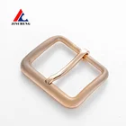 Shiny golden metal pin belt buckle , Square pin belt buckles