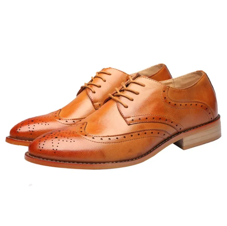 Wholesale Casual Slip On Brown Formal Big Size Men Leather Dress Shoes Chaussures en Cuir, White/black/yellow
Wholesale Casual Slip On Brown Formal Big Size Men Leather Dress Shoes Chaussures en Cuir, White/black/yellow