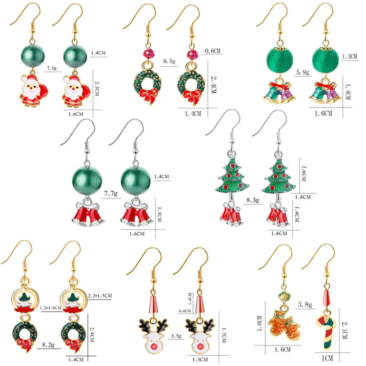 European And American New Jewelry Creative Personality Christmas Eve Christmas Earrings Popular Santa Earrings, Picture shows
European And American New Jewelry Creative Personality Christmas Eve Christmas Earrings Popular Santa Earrings, Picture shows