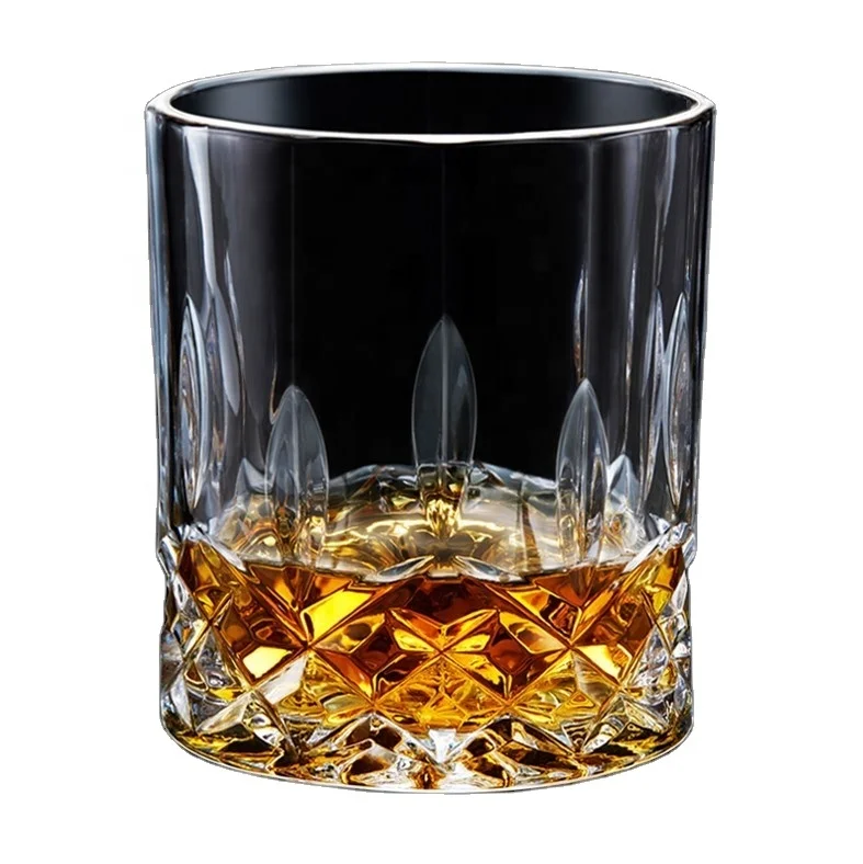 Cut Glass with Diamond Pattern Double Old-Fashioneds 9oz Engraved Wine Glasses Whiskey Cup
Cut Glass with Diamond Pattern Double Old-Fashioneds 9oz Engraved Wine Glasses Whiskey Cup