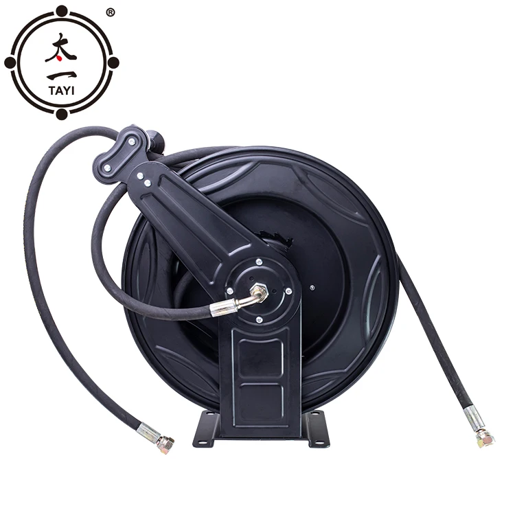 Garden Automatic High Pressure Metal Industrial wash steel wire pipes hose Reel, Black
Garden Automatic High Pressure Metal Industrial wash steel wire pipes hose Reel, Black