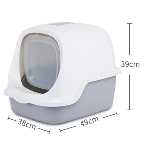 Cat Fully Enclosed Large Entrance Flap Type Fully Enclosed Cat Litter Box, Pink,gray,blue
Cat Fully Enclosed Large Entrance Flap Type Fully Enclosed Cat Litter Box, Pink,gray,blue
