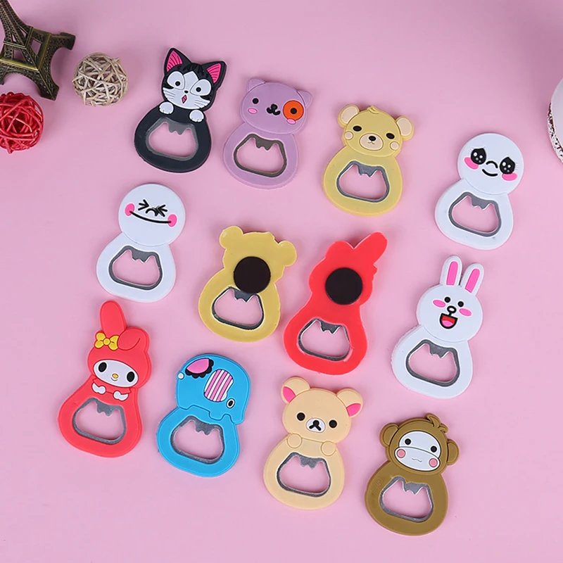Multi-functional Magnetic Opener Soft Plastic Cartoon Bottle Opener Cartoon Beer Opener, As photo
Multi-functional Magnetic Opener Soft Plastic Cartoon Bottle Opener Cartoon Beer Opener, As photo