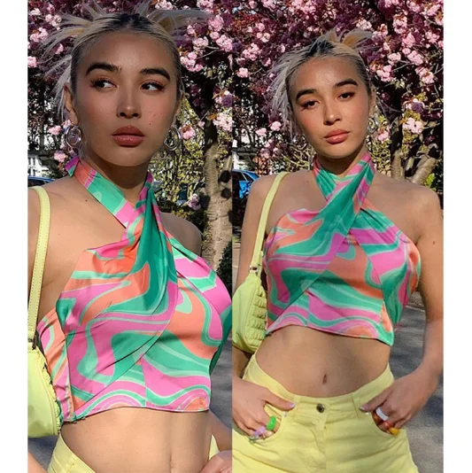 Free Shipping New summer tie-dye shorts crop top small vest wholesale sexy off shoulder clothes, Customized color
Free Shipping New summer tie-dye shorts crop top small vest wholesale sexy off shoulder clothes, Customized color