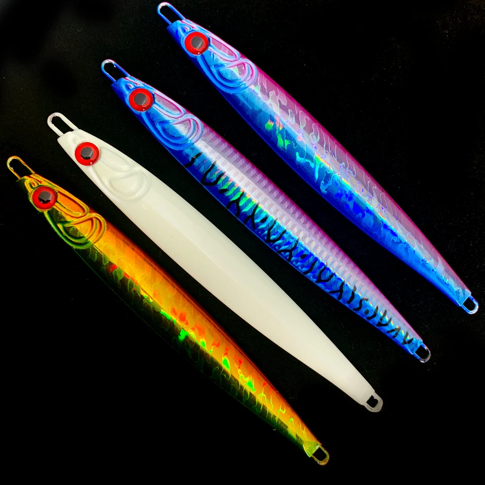 58# Japan Laser Sinking Metal Lead Fishing Lure 150g 180g Boat Luminous Bait Artificial Fishing Tackle High Quality, 4 colors for your choice
58# Japan Laser Sinking Metal Lead Fishing Lure 150g 180g Boat Luminous Bait Artificial Fishing Tackle High Quality, 4 colors for your choice