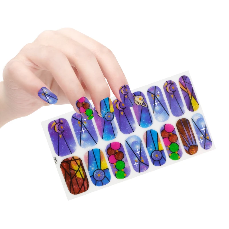 Beauty Sticker Wholesale New Design Halloween Nail Wraps Eco-friendly Nail Stickers, Colorful
Beauty Sticker Wholesale New Design Halloween Nail Wraps Eco-friendly Nail Stickers, Colorful