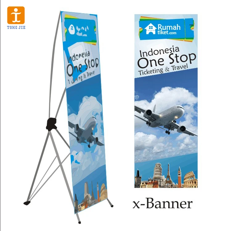 Wholesale Advertising X Frame Flex Banner Stand Model Buy Poll